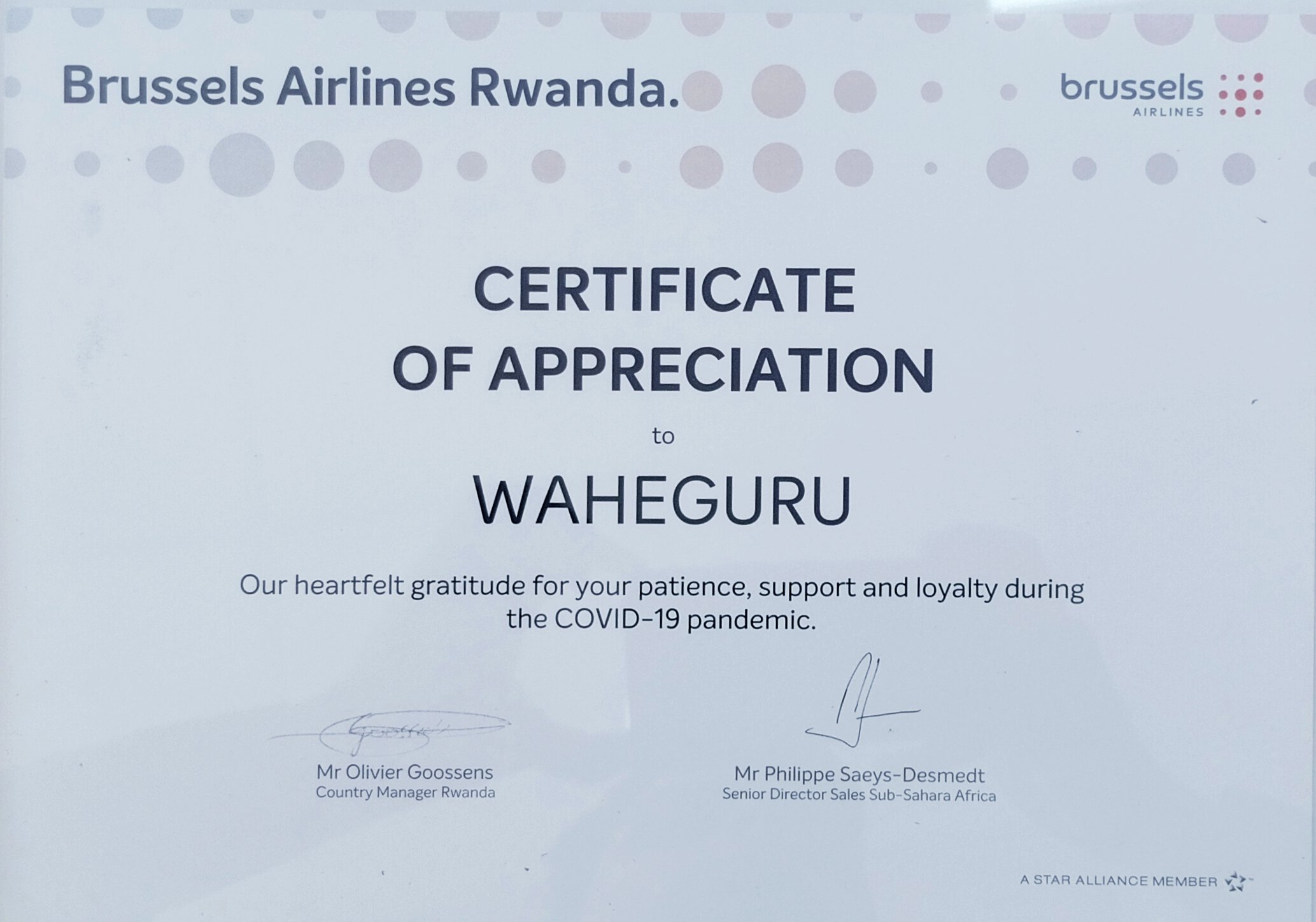 Outstanding Travel Experience