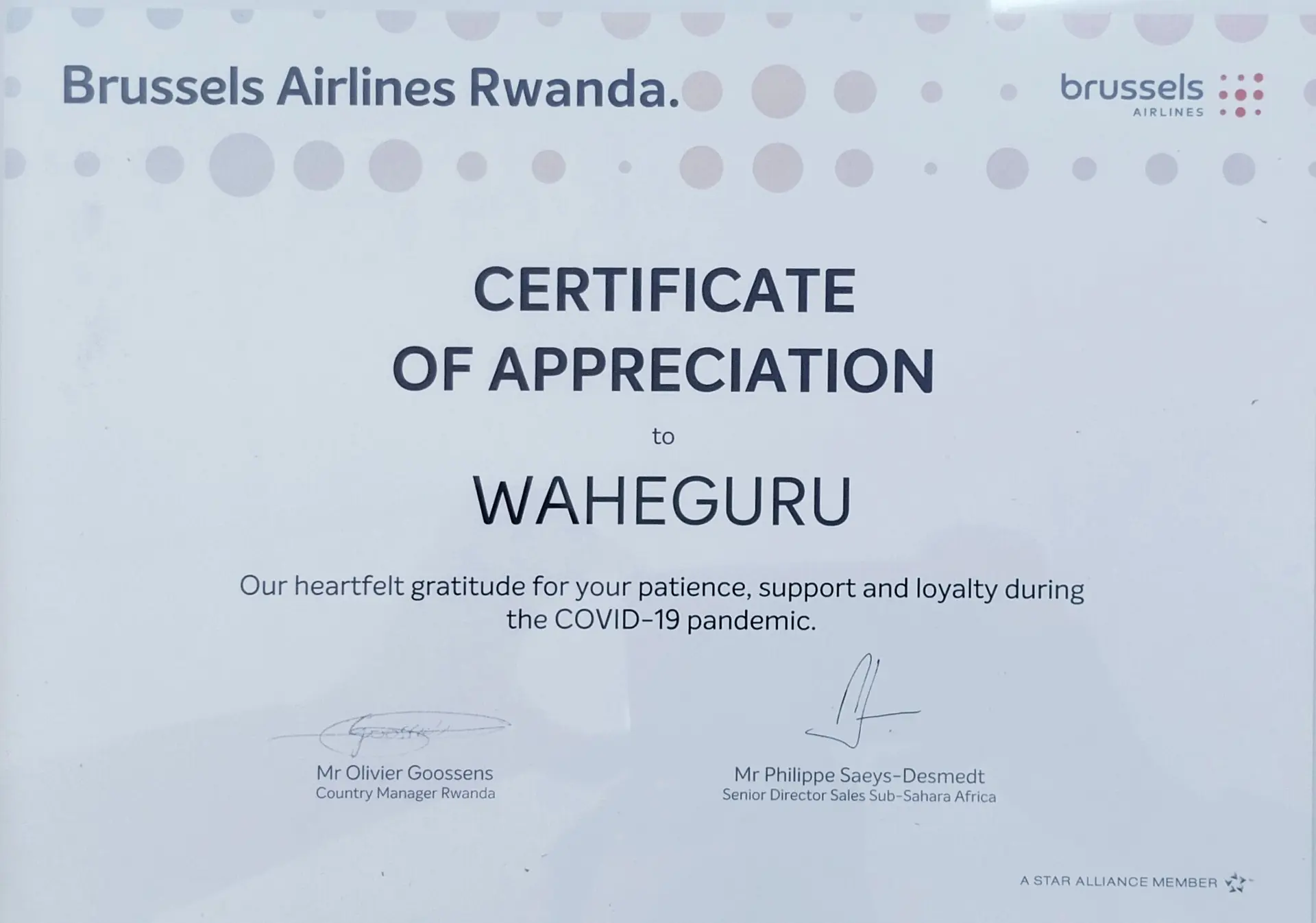 Outstanding Travel Experience